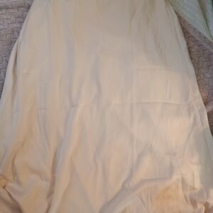 Wishlist Cream Women's Satin Skirt